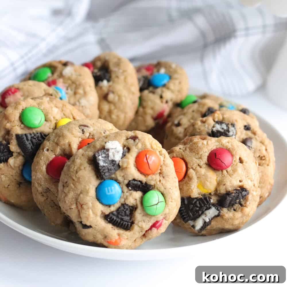 Oreo Brownie Mix Cookie Recipe — Fudgy Oreo Cookies 15 Oreo Monster Cookies