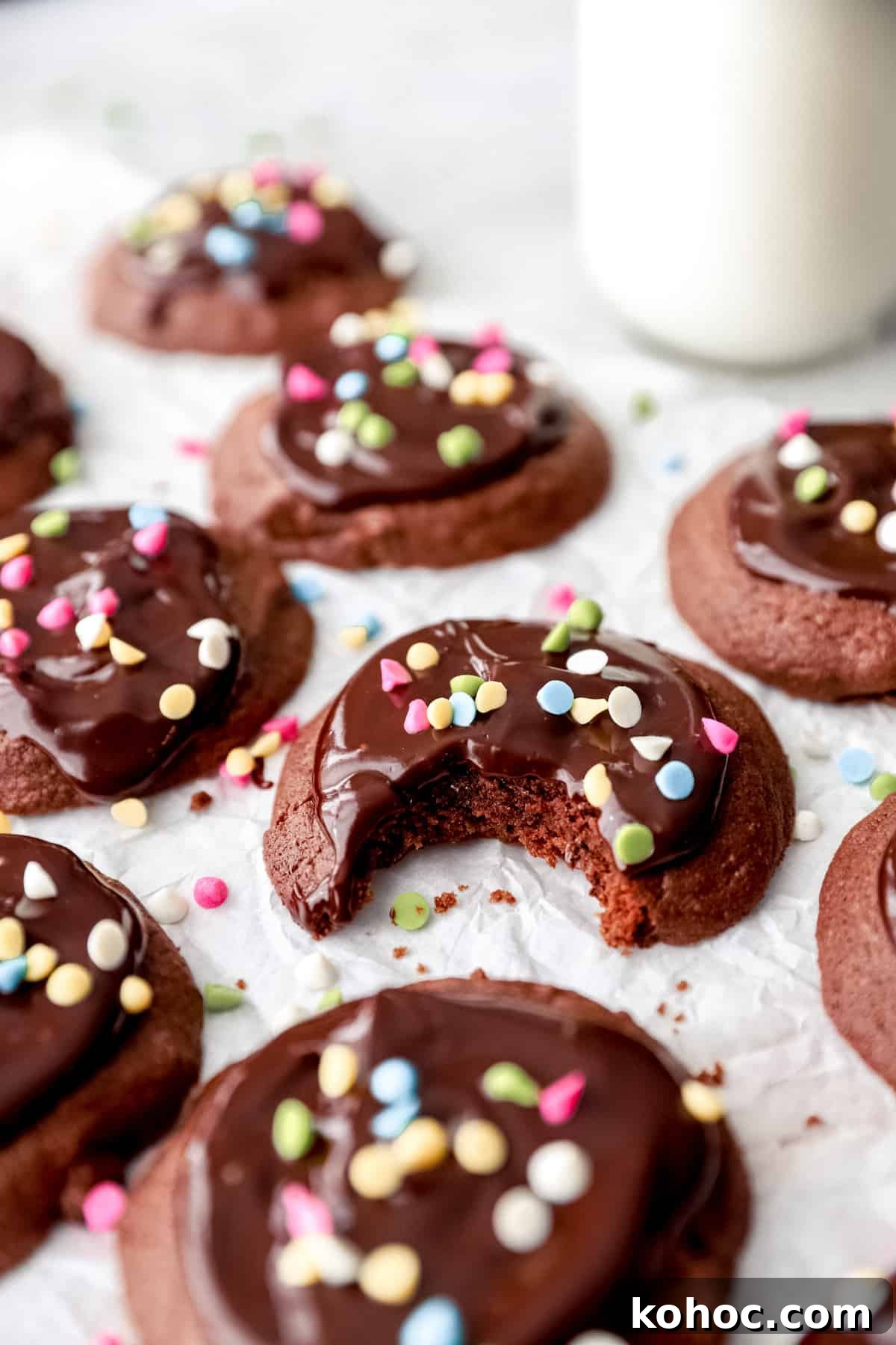 Oreo Brownie Mix Cookie Recipe — Fudgy Oreo Cookies 16 Cosmic Brownie Cookies