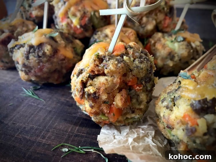 Cheesy Sausage Stuffing Bites: Party Appetizer Recipe 2 img 8794 1