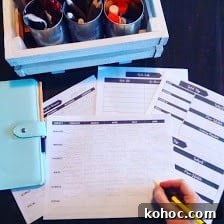 Free Printable Homeschool Planner: Weekly & Monthly Templates 2 Homeschool Planner