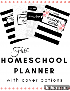 Free Printable Homeschool Planner: Weekly & Monthly Templates 3 Free printable homeschool planner