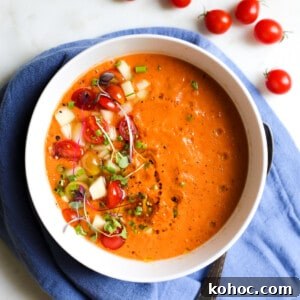 Refreshing Summer Gazpacho Recipe: Chilled Tomato and Cucumber Soup 4 Summer Gazpacho