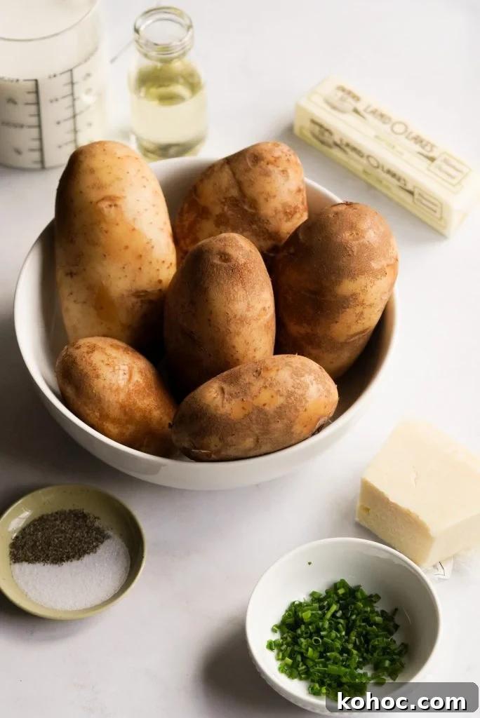 Truffle Mashed Potatoes Recipe: Creamy Garlic Parmesan Mash 4 mashed potatoes with truffle oil ingredients
