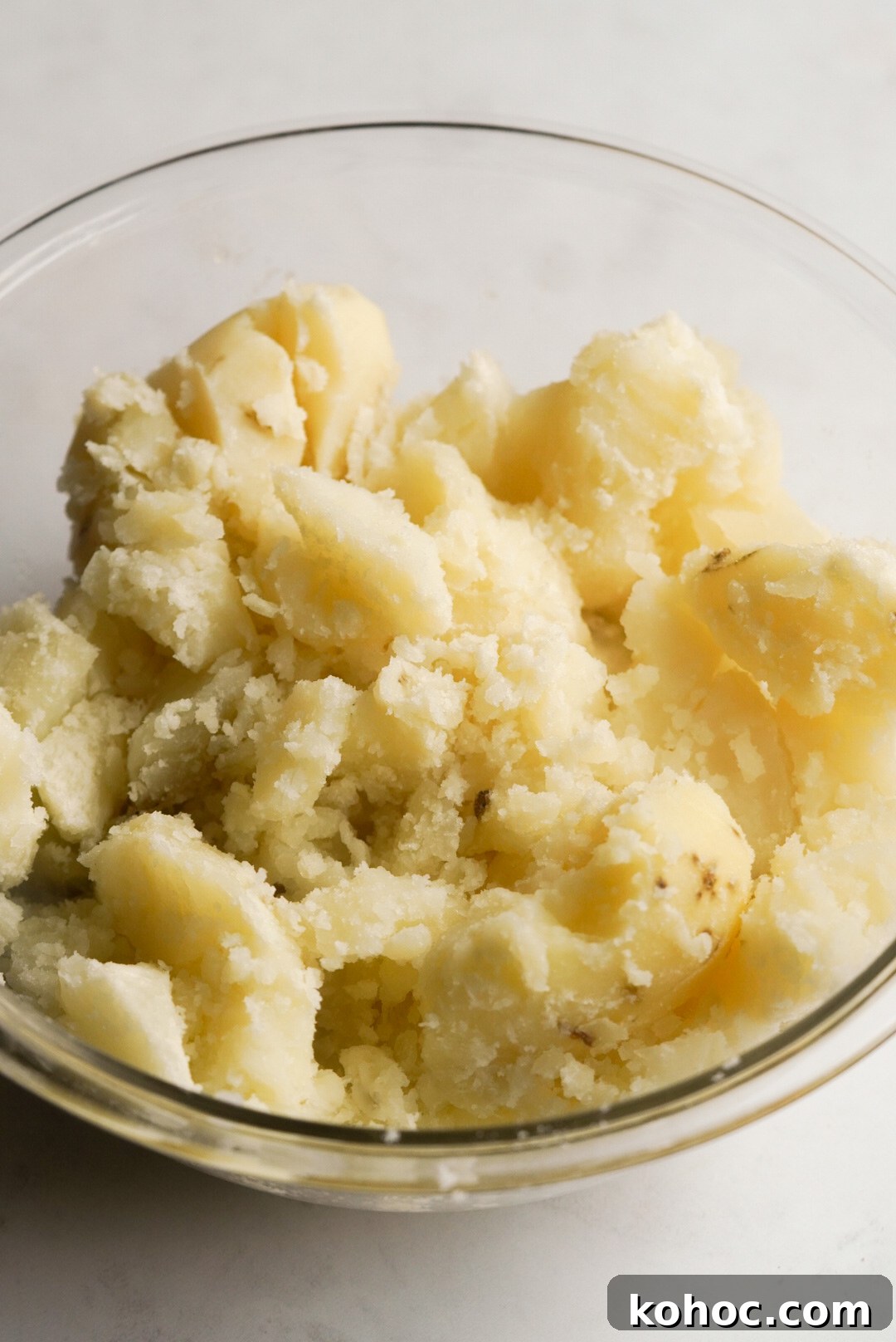 Truffle Mashed Potatoes Recipe: Creamy Garlic Parmesan Mash 7 cooked potatoes slightly mashed