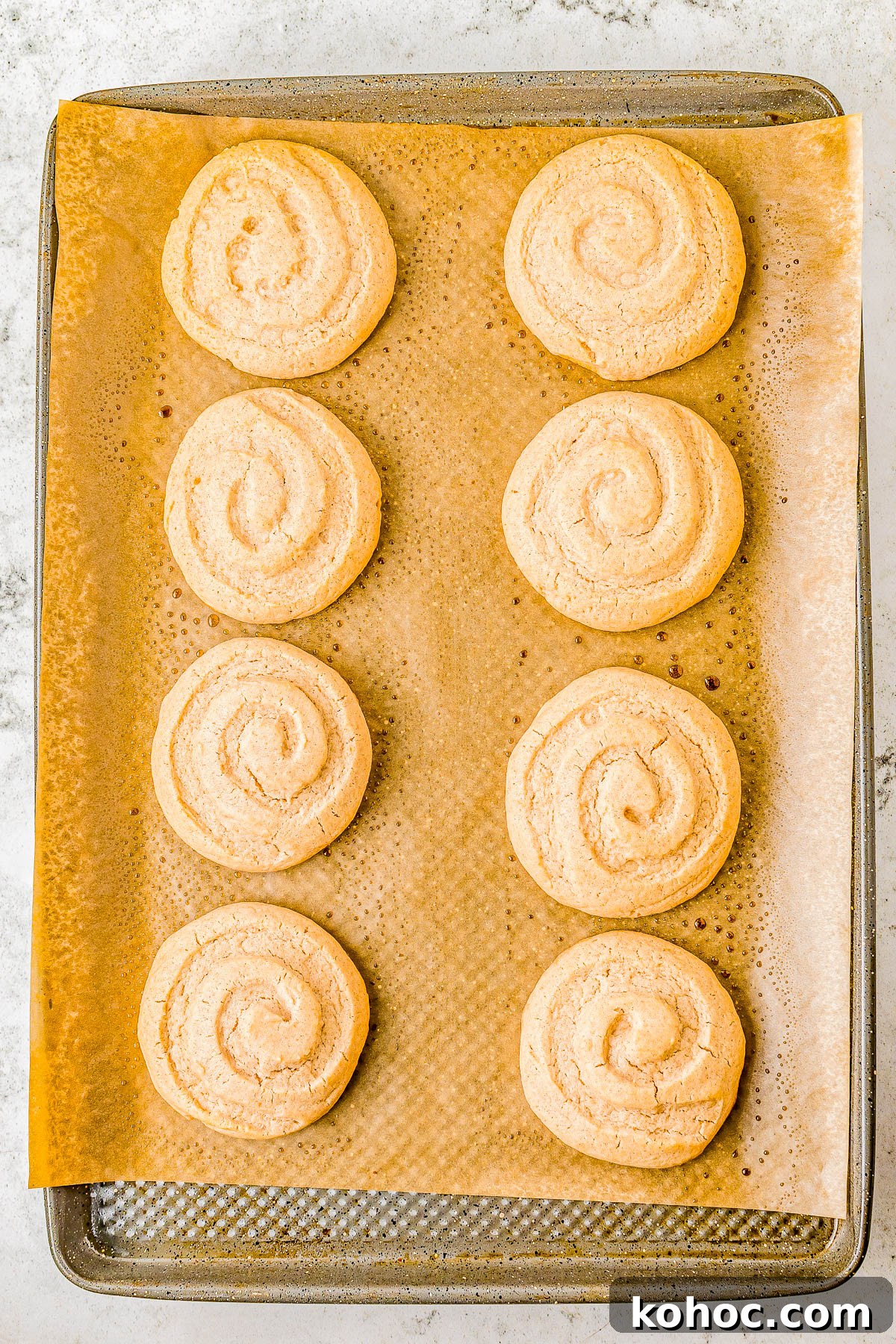 Honey Bun Cookies with glaze