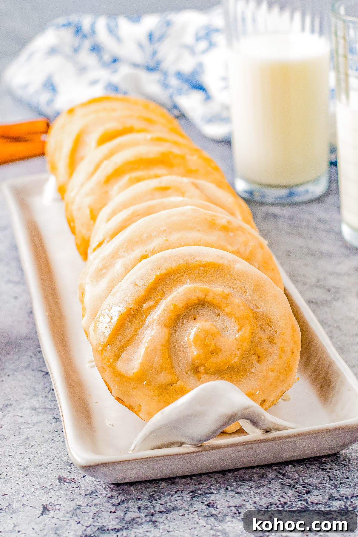 Honey Bun Cookies storage