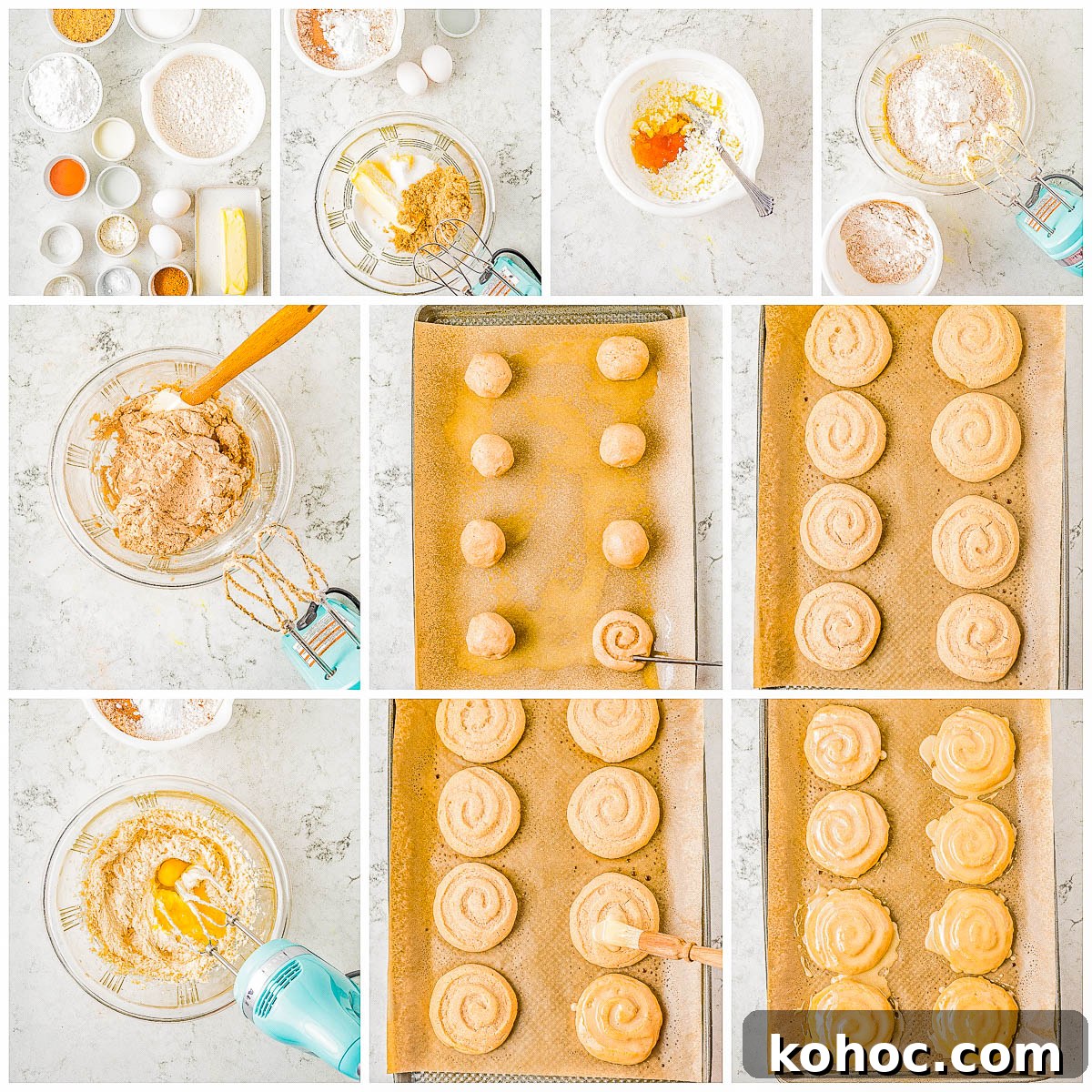 Honey Bun Cookies (Crumbl Cookies Copycat) - Soft and chewy with a warm buttery cinnamon flavor, these cookies resemble a classic Honey Bun with their fun swirl on top! The sweet honey glaze makes them IRRESISTIBLE! This EASY Crumbl Cookies copycat recipe will become a family FAVORITE! 