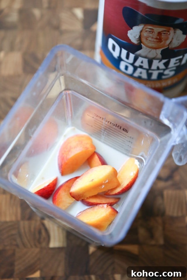 Peach Pie Smoothie