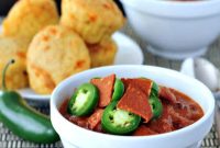 Hearty Pepperoni Chili with Beans and Cheese