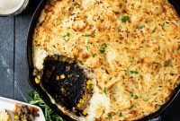 Skillet Shepherd’s Pie with Crispy Potato Topping