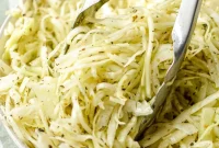 Swedish Pizza Salad: Tangy Cabbage Slaw with Dill