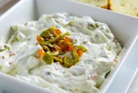 Zesty Green Olive Dip with Garlic and Lemon