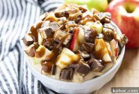 Snickers-Inspired Caramel Apple Dip