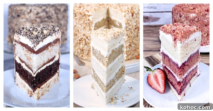Toasted Almond Cake Recipe with Brown Butter Frosting 3 Toasted Almond Cake