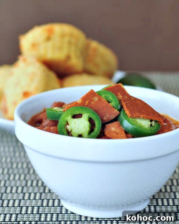 Hearty Pepperoni Chili with Beans and Cheese 3 Pepperoni Chili @spabettie