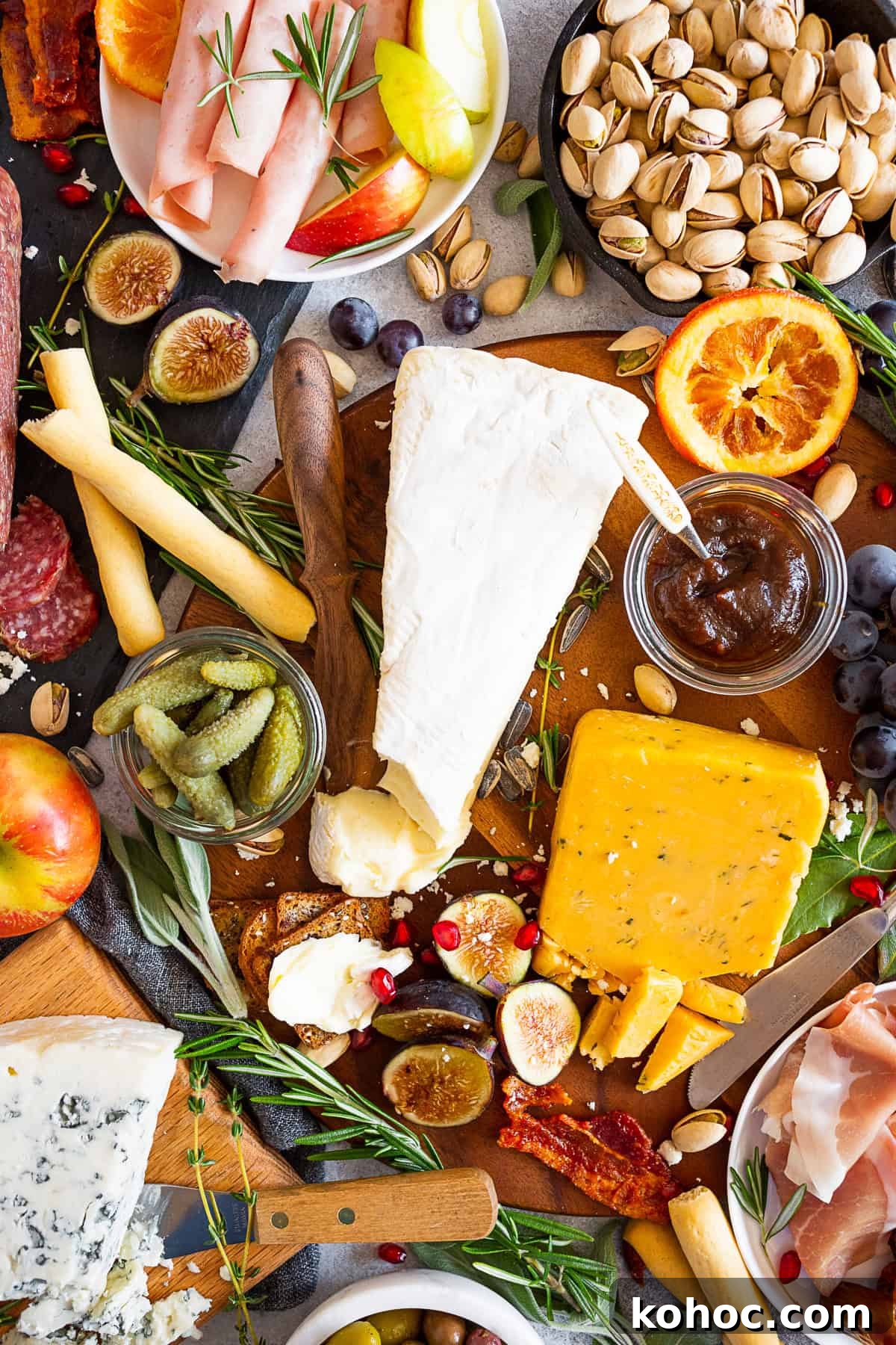 Autumn Cheese Board Ideas for Entertaining 2 Fall Cheese Board on a table.