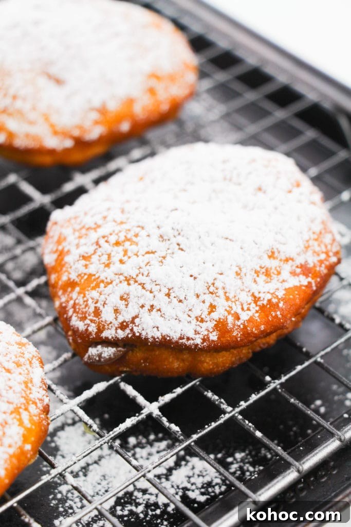 Homemade Nutella-Filled Donuts Recipe 13 Stack of Nutella donuts
