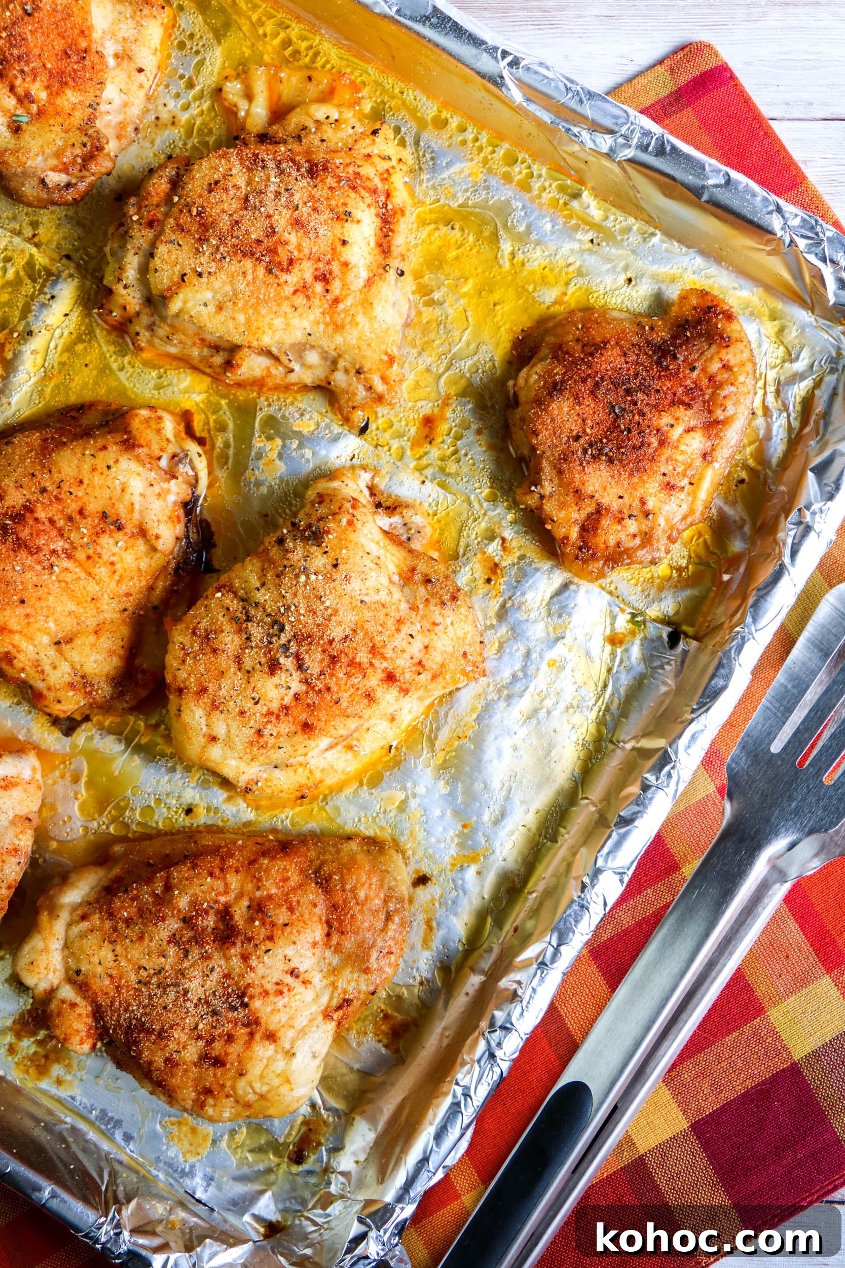 Crispy Oven-Baked Chicken Thighs: Low-Carb Recipe 2 Low Carb Oven Baked Chicken Thighs