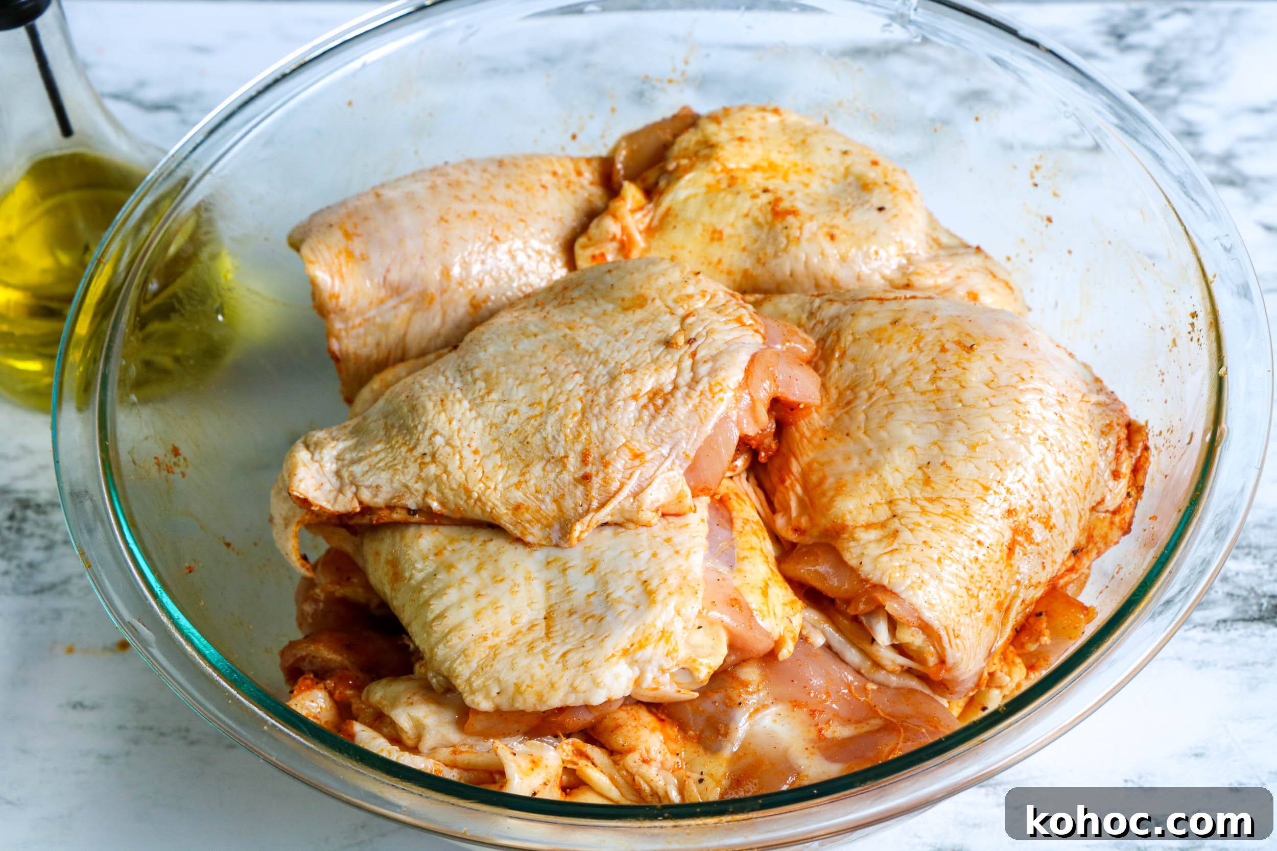 Crispy Oven-Baked Chicken Thighs: Low-Carb Recipe 4 Low Carb Oven Baked Chicken Thighs