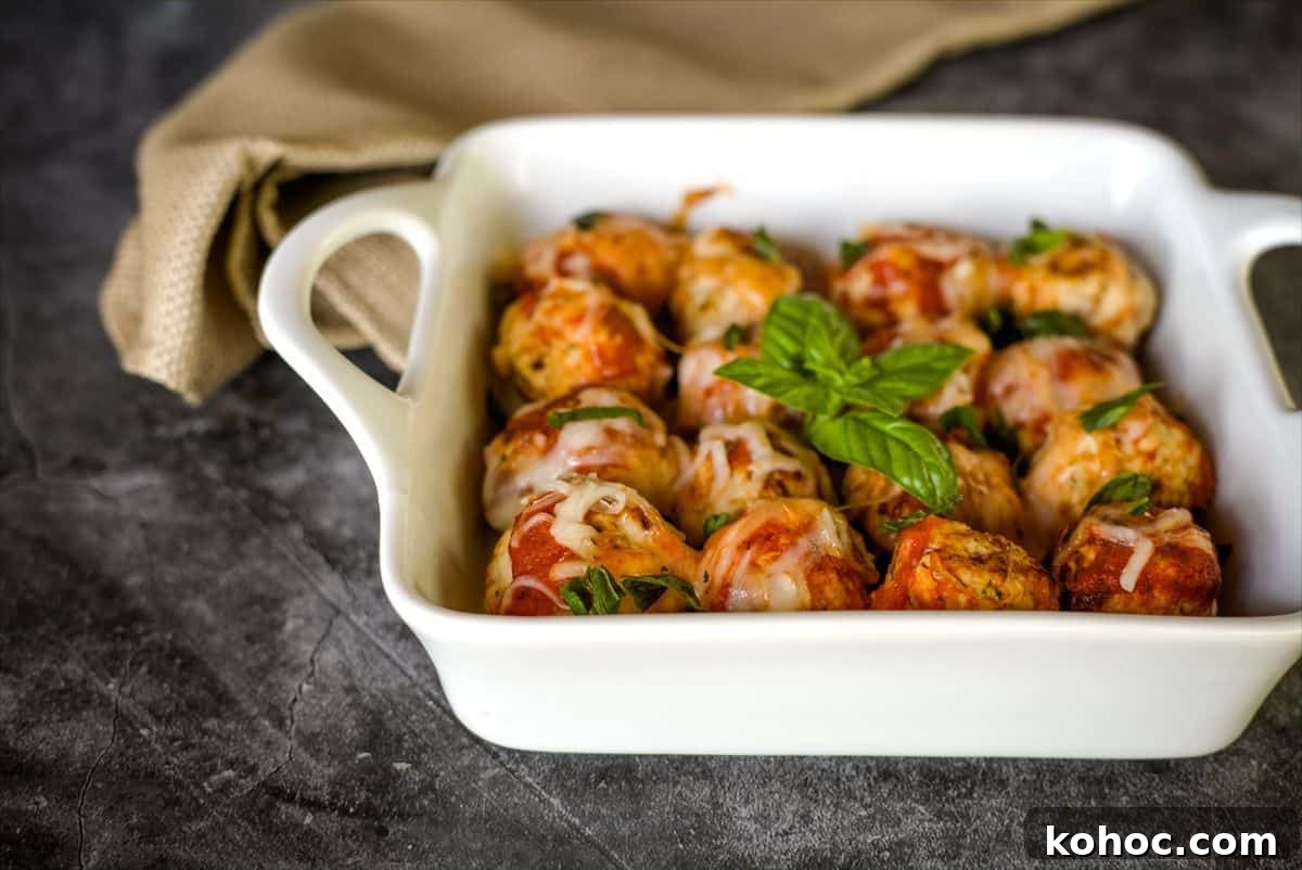 chicken parmesan meatballs