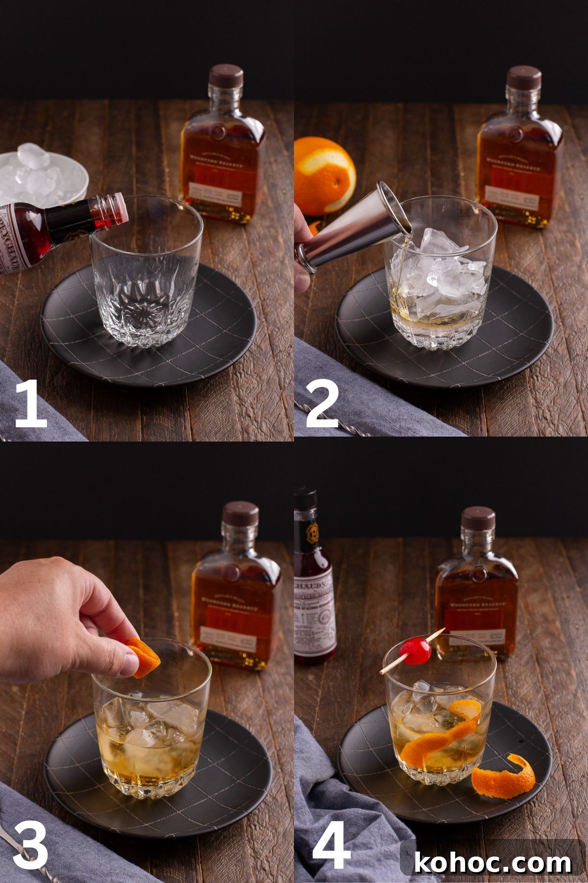 Classic Old Fashioned Cocktail Recipe with Bourbon 7 Step by step images for how to make old fashioned cocktail.